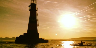 Sunset kayak - Antibes Golfe Juan