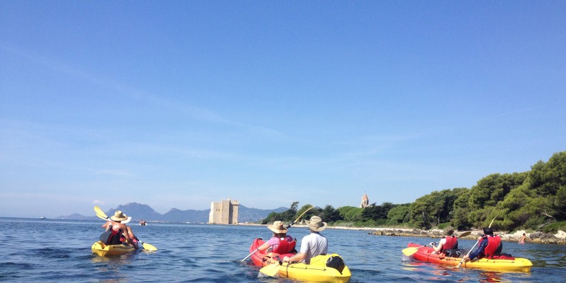 Location de kayak Cannes - Iles de lérins