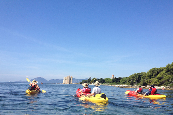 Kayak de mer - CANNES - Antibes - Golfe Juan - Iles de Lérins